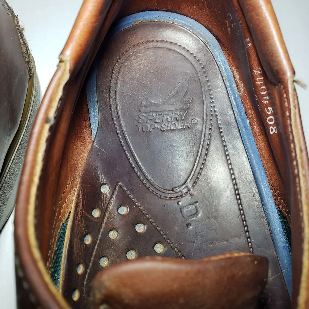 Sperry Top-Sider Wetlands Collection Brown Oxfords Size 8.5